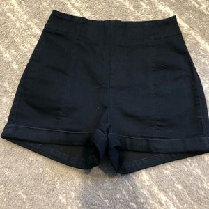 High waisted shorts